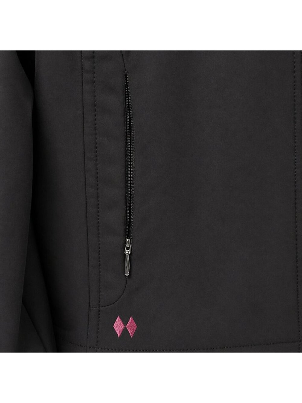 Black Diamond Double Diamond Womens Ski Jacket Black Fleece Lined Size Medium - Picture 6 of 9